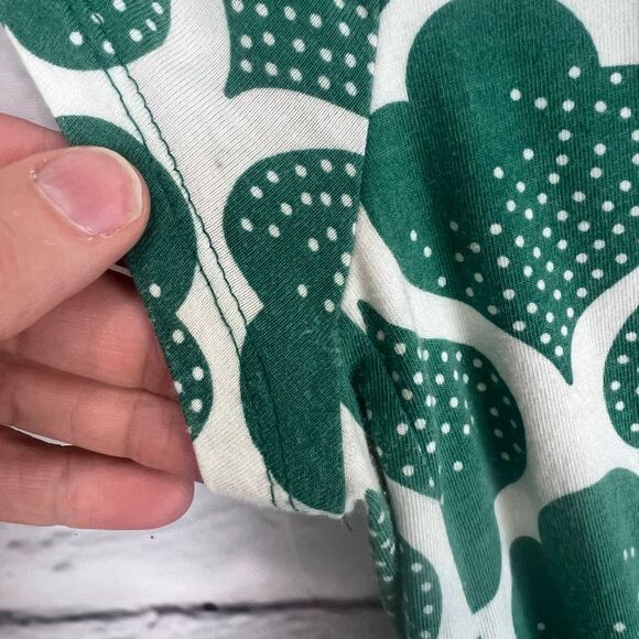 Boden Green Geo Print V Neck Fit and Flare Dress Size 16R - Picture 4 of 7